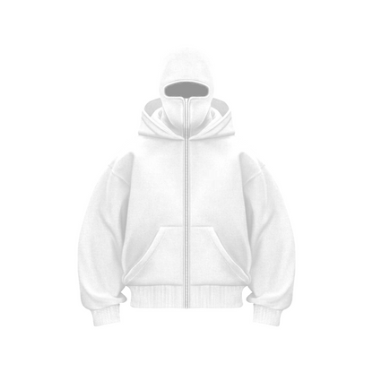 Double Hood Fleece-Lined Sweater