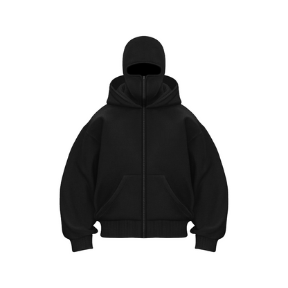 Double Hood Fleece-Lined Sweater