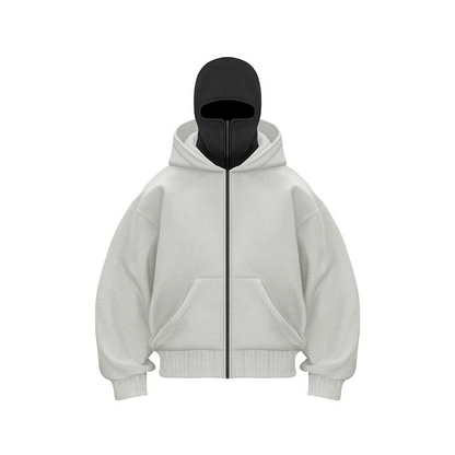 Double Hood Fleece-Lined Sweater